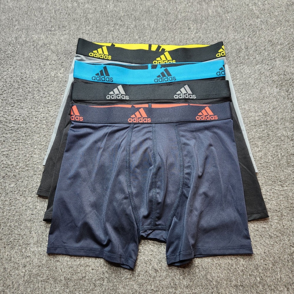 Adidas Boxer Briefs Boys XL Multicolor Excellent Aeroready 5-Pack Trunks